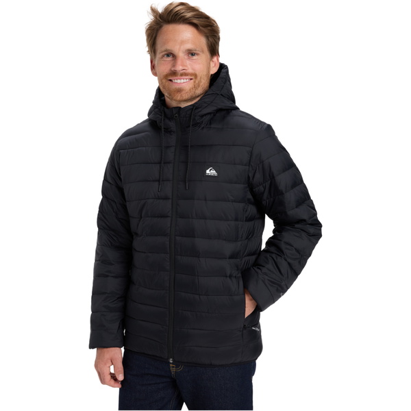 2026 Quiksilver M&auml;nner Schuppige Hooded Insulator Jacke EQYJK04189 - Black